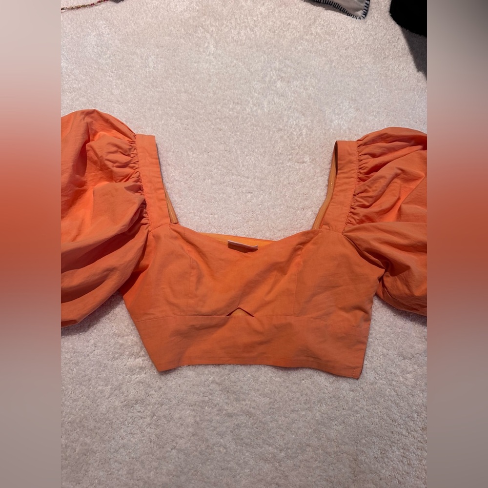 orange showpo set